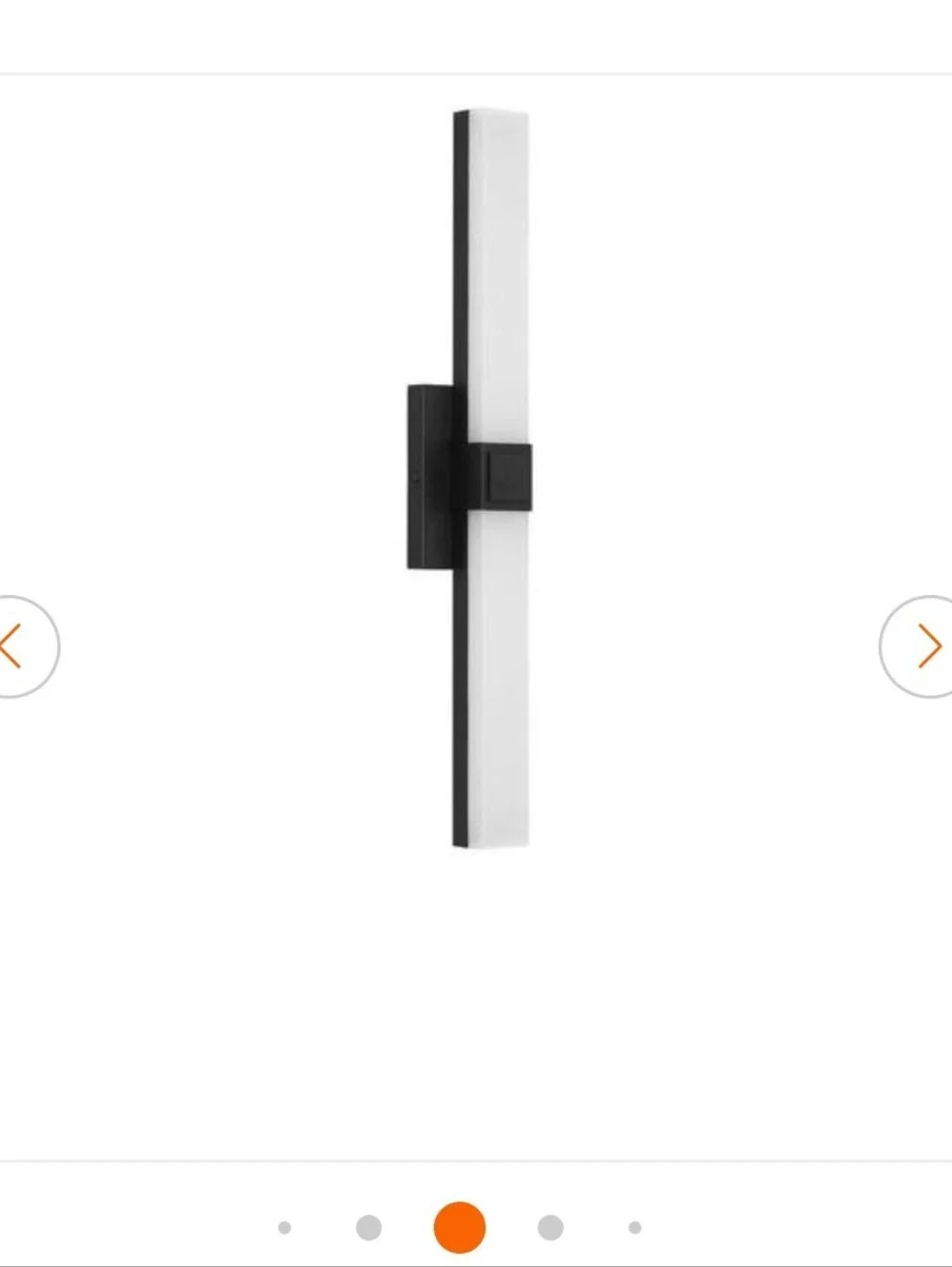 Generation Lighting Fentress 24 in Midnight Black Modern Dimmable Vanity Light